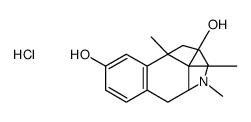 2',10-Dihydroxy-2,6,10-trimethyl-7,8-homobenzomorphan hydrochloride Structure