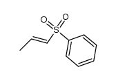 (E)-1-(Phenylsulfonyl)-1-propene Structure