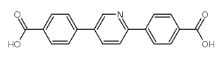 2,5-Di(4-carboxyphenyl)pyridine structure