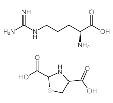 thiazolidine-2,4-dicarboxylic, acid compound with L-arginine (1:1) structure