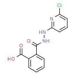 2-([2-(6-CHLORO-2-PYRIDINYL)HYDRAZINO]CARBONYL)BENZENECARBOXYLIC ACID Structure