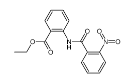 ethyl 2-(2-nitrobenzoylamino)-benzoate Structure