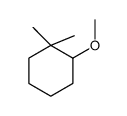 2-methoxy-1,1-dimethylcyclohexane结构式