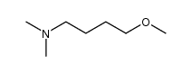 dimethylamino-1 methoxy-4 butane Structure