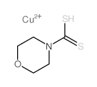 morpholine-4-carbodithioic acid结构式