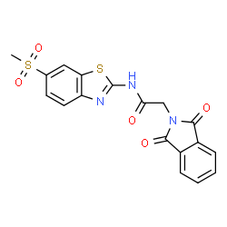 2-(1,3-dioxoisoindolin-2-yl)-N-(6-(methylsulfonyl)benzo[d]thiazol-2-yl)acetamide picture
