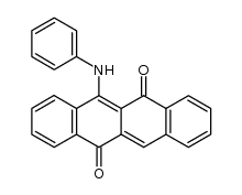 6-phenylamino-5,11-naphthacenequinone Structure