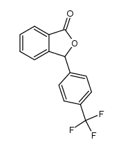 3-(4-trifluoromethylphenyl)-3H-isobenzofuran-1-one结构式