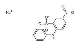 sodium 2-anilino-5-nitrobenzenesulphonate Structure
