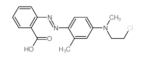 2-[4-(2-chloroethyl-methyl-amino)-2-methyl-phenyl]diazenylbenzoic acid picture