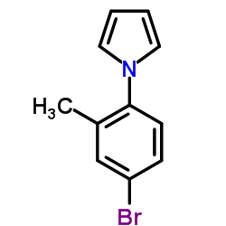 1-(4-Bromo-2-methylphenyl)-1H-pyrrole Structure