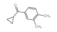 Cyclopropyl 3,4-xylyl ketone structure