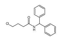 N-Benzhydryl-4-chlorbutyramid结构式