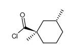Cyclohexanecarbonyl chloride, 1,3-dimethyl-, trans- (9CI) picture