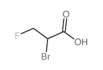 2-bromo-3-fluoro-propanoic acid structure
