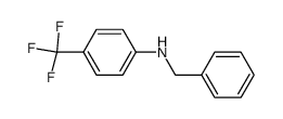 N-benzyl-4-(trifluoromethyl)benzenamine Structure