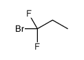 1-Bromo-1,1-difluoropropane Structure