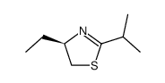 (R)-4-ethyl-2-isopropyl-2-thiazoline结构式