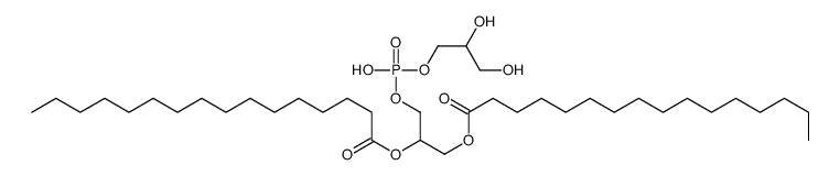 1,2-Dipalmitoyl-rac-glycero-3-PG结构式