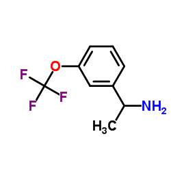 1-[3-(Trifluoromethoxy)phenyl]ethanamine Structure