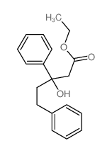 ethyl 3-hydroxy-3,5-diphenyl-pentanoate Structure