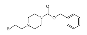 benzyl 4-(2-bromoethyl)piperazine-1-carboxylate Structure