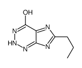 4H-Imidazo[4,5-d]-1,2,3-triazin-4-one,1,5-dihydro-6-propyl- (9CI) structure