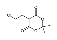 5-(2-chloroethyl) Meldrum's acid结构式