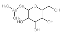 b-D-Glucopyranose, 1-seleno-,1-(dimethylarsinite) (9CI) picture