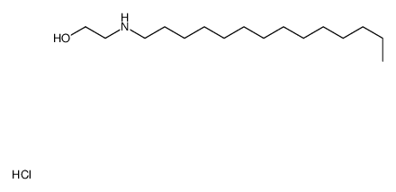 2-(tetradecylamino)ethanol,hydrochloride Structure