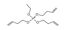 tris-but-3-enyloxy-ethoxy-λ5-phosphanyl Structure