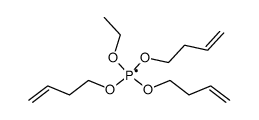 tris-but-3-enyloxy-ethoxy-λ5-phosphanyl结构式