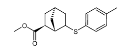 6-p-Tolylmercapto-exo-2-methoxycarbonyl-bicyclo<2.2.1>heptan Structure