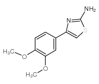 4-(3,4-二甲氧基苯基)-1,3-噻唑-2-胺图片