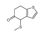 4-(methylthio)-6,7-dihydrobenzo[b]thiophen-5(4H)-one结构式