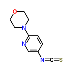 6-MORPHOLINO-3-PYRIDINYL ISOTHIOCYANATE structure