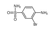 4-amino-3-bromobenzenesulfonamide Structure