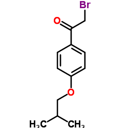 2-Bromo-1-(4-isobutoxyphenyl)ethanone Structure