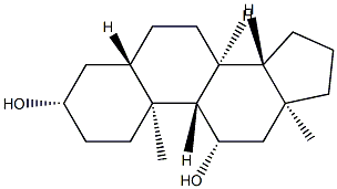 5α-Androstane-3β,11β-diol structure