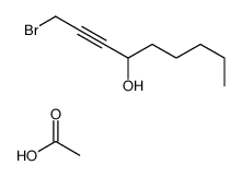 acetic acid,1-bromonon-2-yn-4-ol结构式