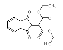 diethyl 2-(1,3-dioxoinden-2-ylidene)propanedioate结构式