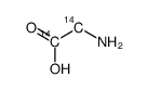 glycine, [14c(u)]结构式