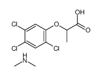 dimethylammonium 2-(2,4,5-trichlorophenoxy)propionate Structure