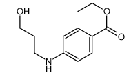 ethyl 4-(3-hydroxypropylamino)benzoate结构式