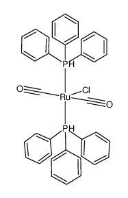 dicarbonylchlorohydridobis(triphenylphosphine)ruthenium(II)结构式