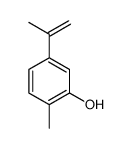 2-methyl-5-prop-1-en-2-ylphenol结构式