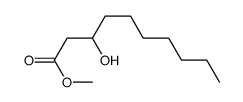 R-(3)-羟基癸酸,甲基酯结构式