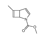 6-Methyl-2-azabicyclo[3.2.0]hepta-3,6-diene-2-carboxylic acid methyl ester structure