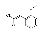 1-(2,2-dichlorovinyl)-2-methoxybenzene结构式