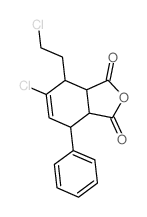 1,3-Isobenzofurandione,5-chloro-4-(2-chloroethyl)-3a,4,7,7a-tetrahydro-7-phenyl- picture